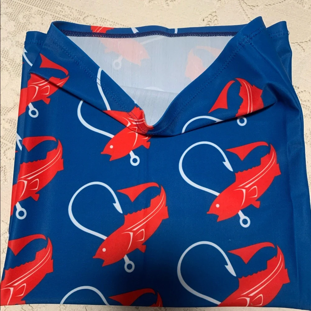 Fish & Hook Neck Gaiter Face Mask